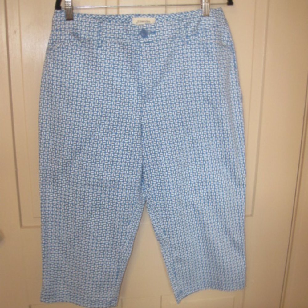 St. John's Bay, printed capri, Sz. 14